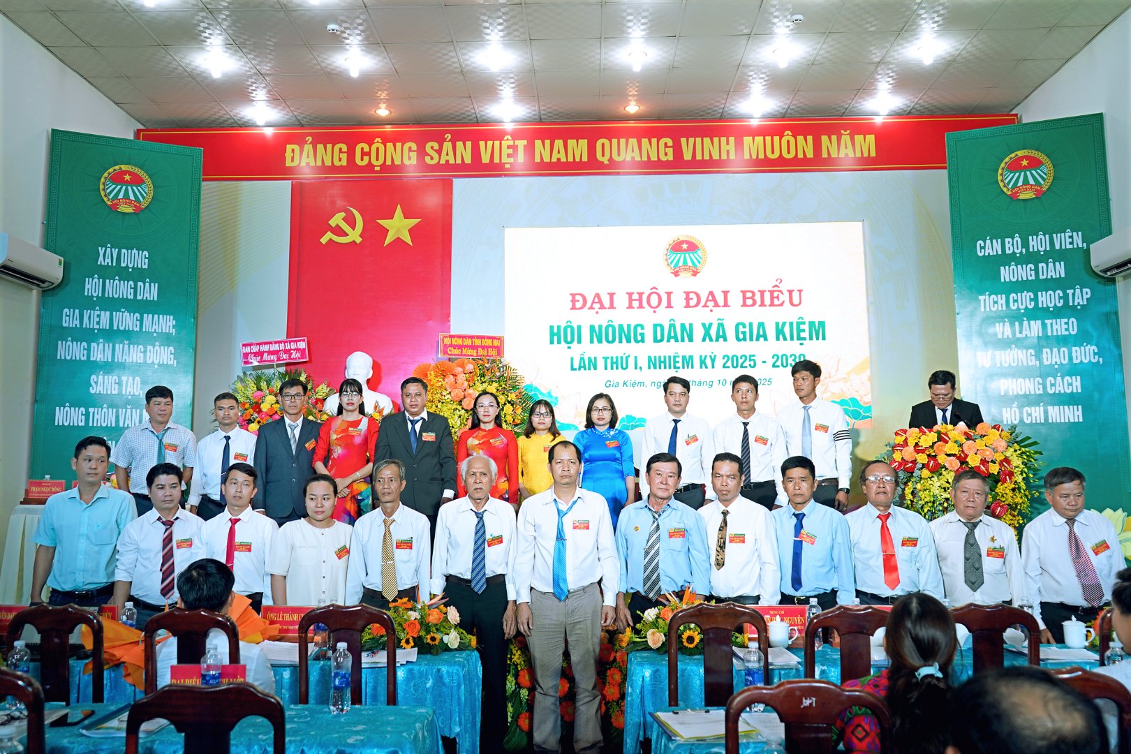 Ban Chấp hành Hội Nông dân xã Gia Kiệm nhiệm kỳ 2025-2030